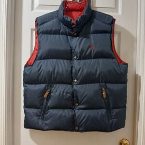 Polo X Ralph Lauren Reversible Goose Down Puffer Vest Size XL Unisex